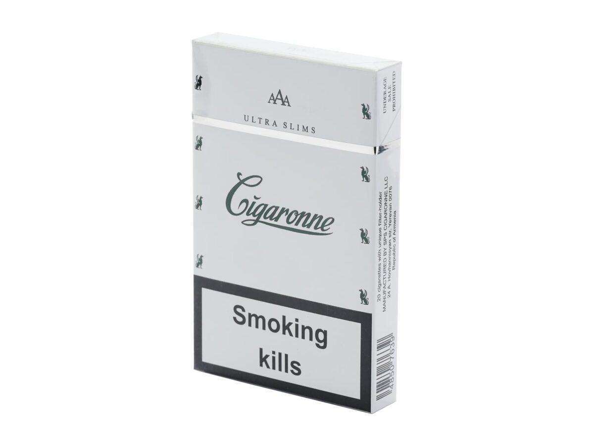 Сигареты Cigaronne Ultra Slims White Nano Сигареты Cigaronne Ultra Slims White Nano