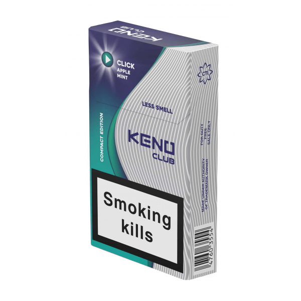 Сигареты Keno Club Click Apple Mint Compact Сигареты Keno Club Click Apple Mint Compact