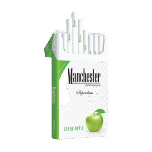 Сигареты Manchester Green Apple Superslims