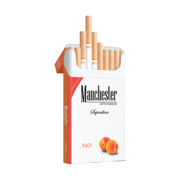 Сигареты Manchester Peach SuperSlims Сигареты Manchester Peach SuperSlims