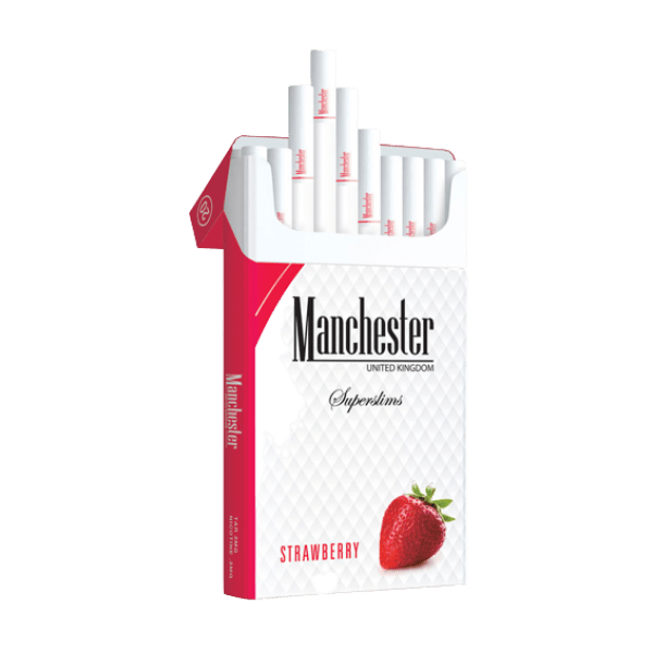 Сигареты Manchester Strawberry Superslims Сигареты Manchester Strawberry Superslims