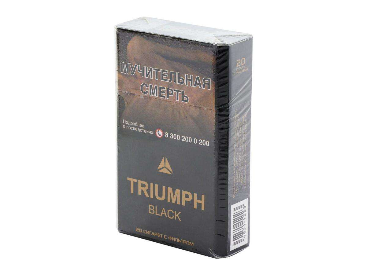 Сигареты TRIUMPH Black King Size Сигареты TRIUMPH Black King Size